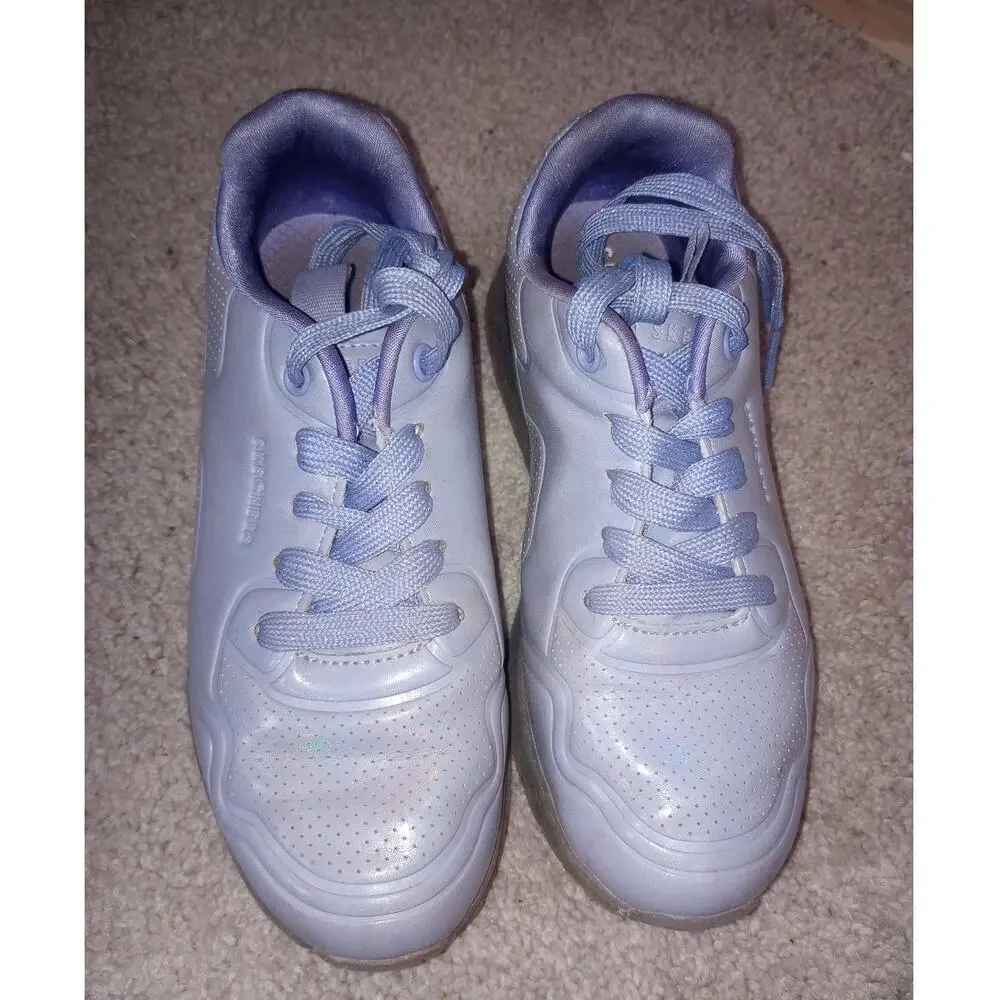 Youth Skechers Lavender‎ Sneakers 2Y Kids Uno Ice 310448L